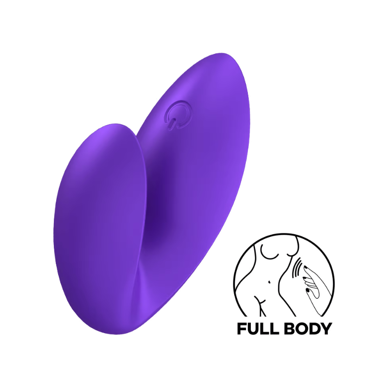 Satisfyer Love Riot Finger Vibrator Stimulator - Purple - Club X